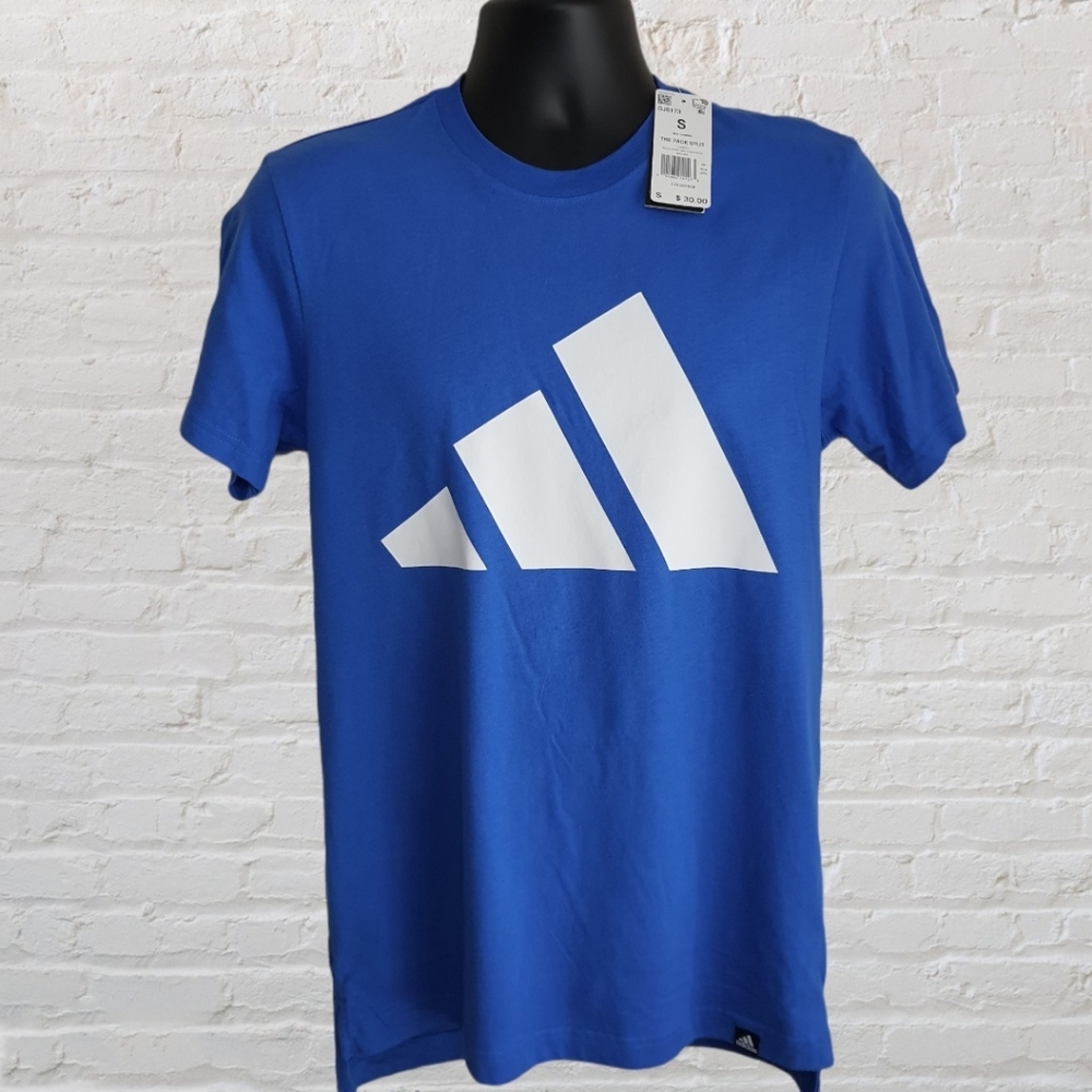 Adidas Men’s The Pack Split T-shirt Sz. S Blue